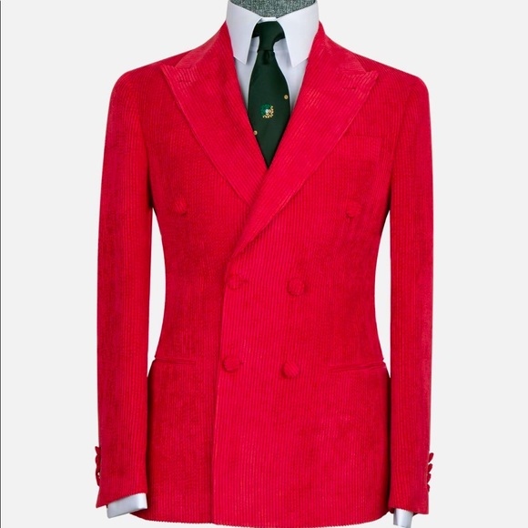 Red Velvet suit. New